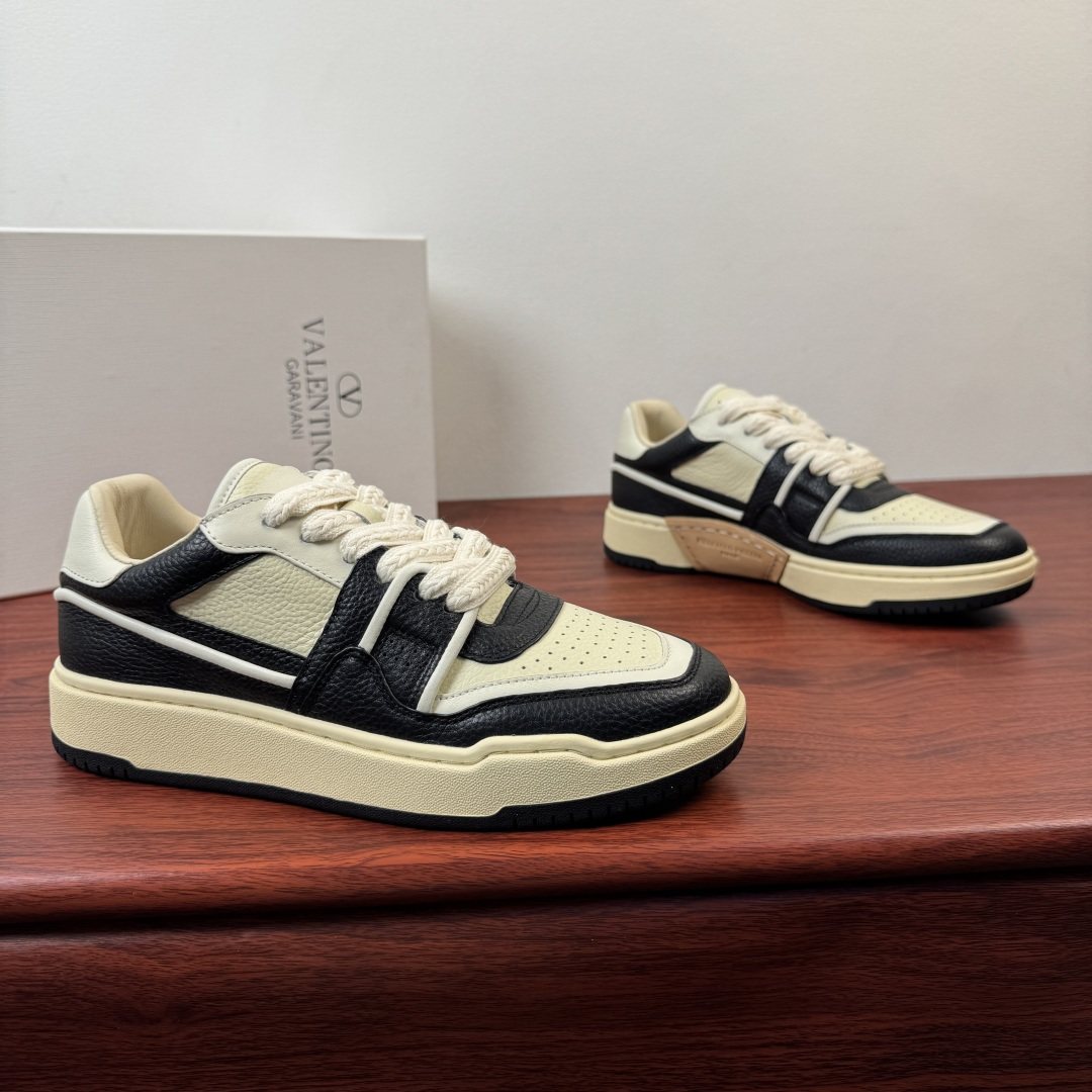Valentino Color-Block Low-Top Sneakers — front