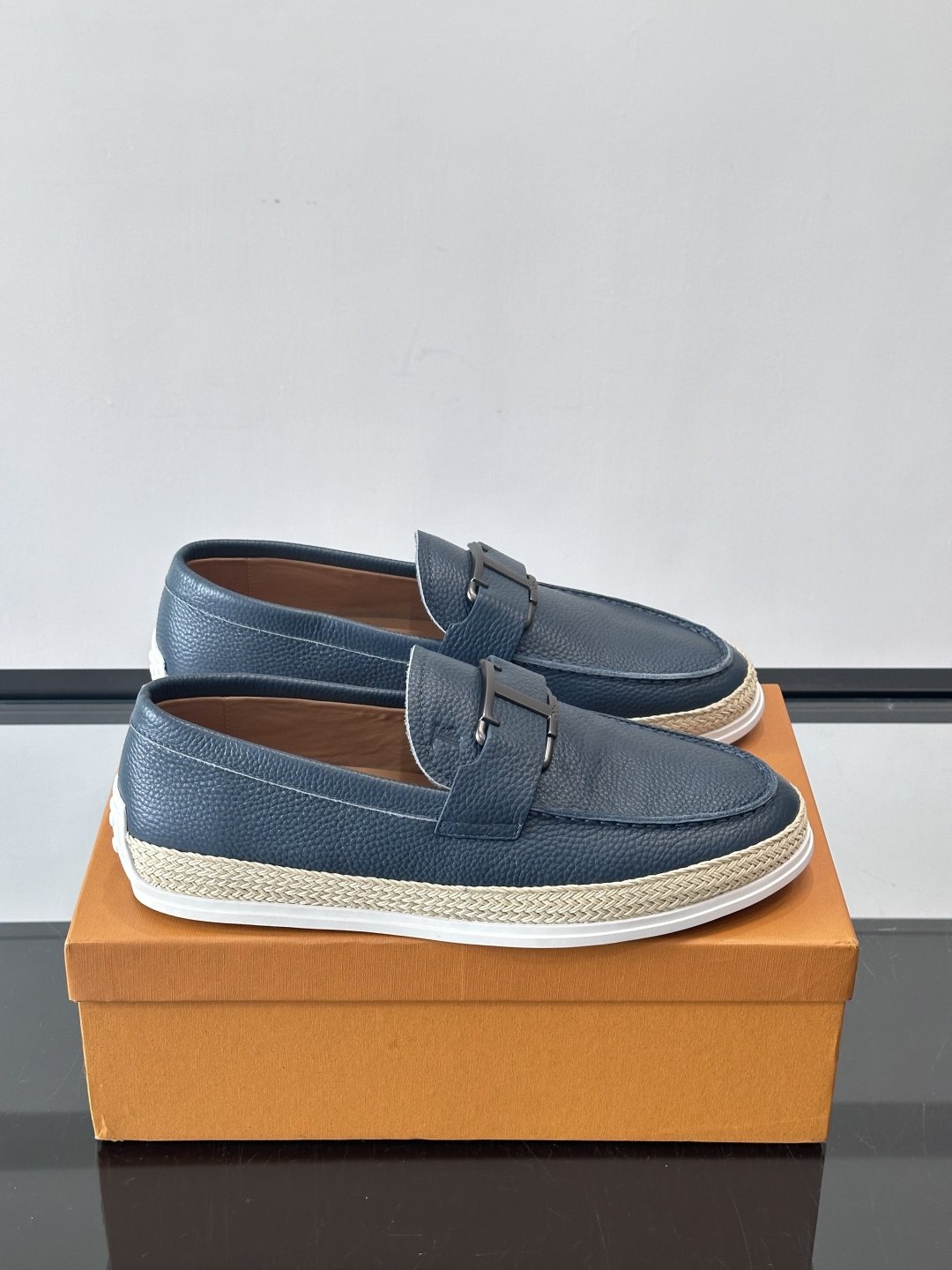 Tod's Suede Rubber-Sole Loafers — front
